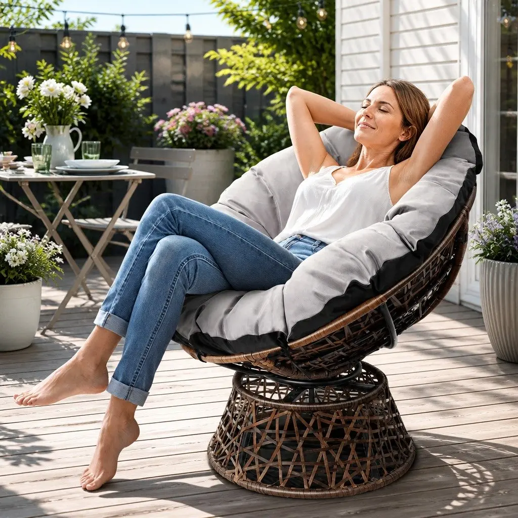 Wicker Papasan Chair