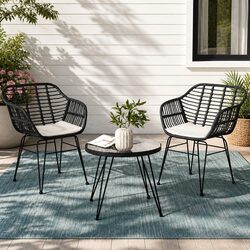 Comfortable and Practical 3-Piece Outdoor Lounge Set