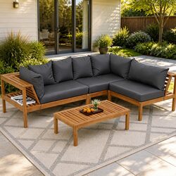 Reliable 5-Seater Outdoor Sofa Set for Your Space