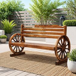 Warm and Inviting 3-Seater Outdoor Garden Bench
