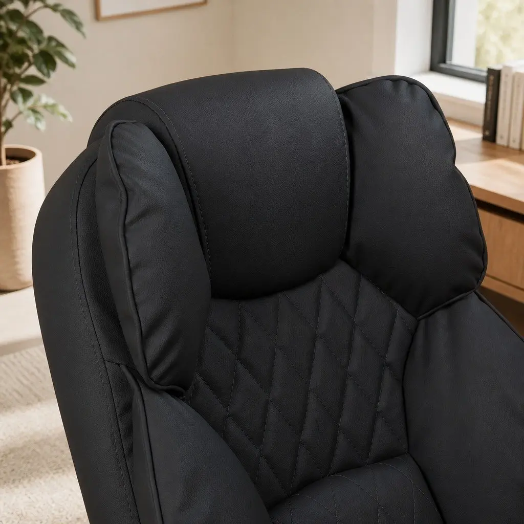 Gaming Chair Office Computer Black Ergonomic Reclining Seat