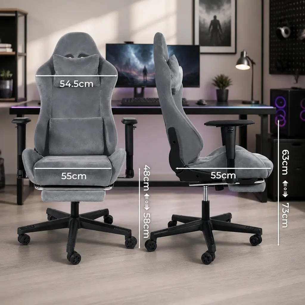 Office Chair Gaming High Back Swivel Reclining Seat Computer Desk Chair
