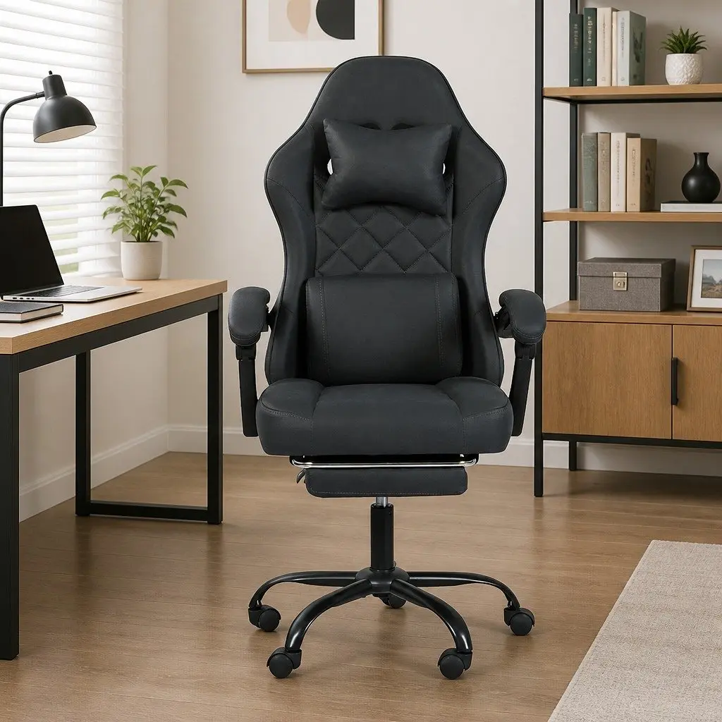 Office Chair Ergonomic High Back Reclining Deep Grey