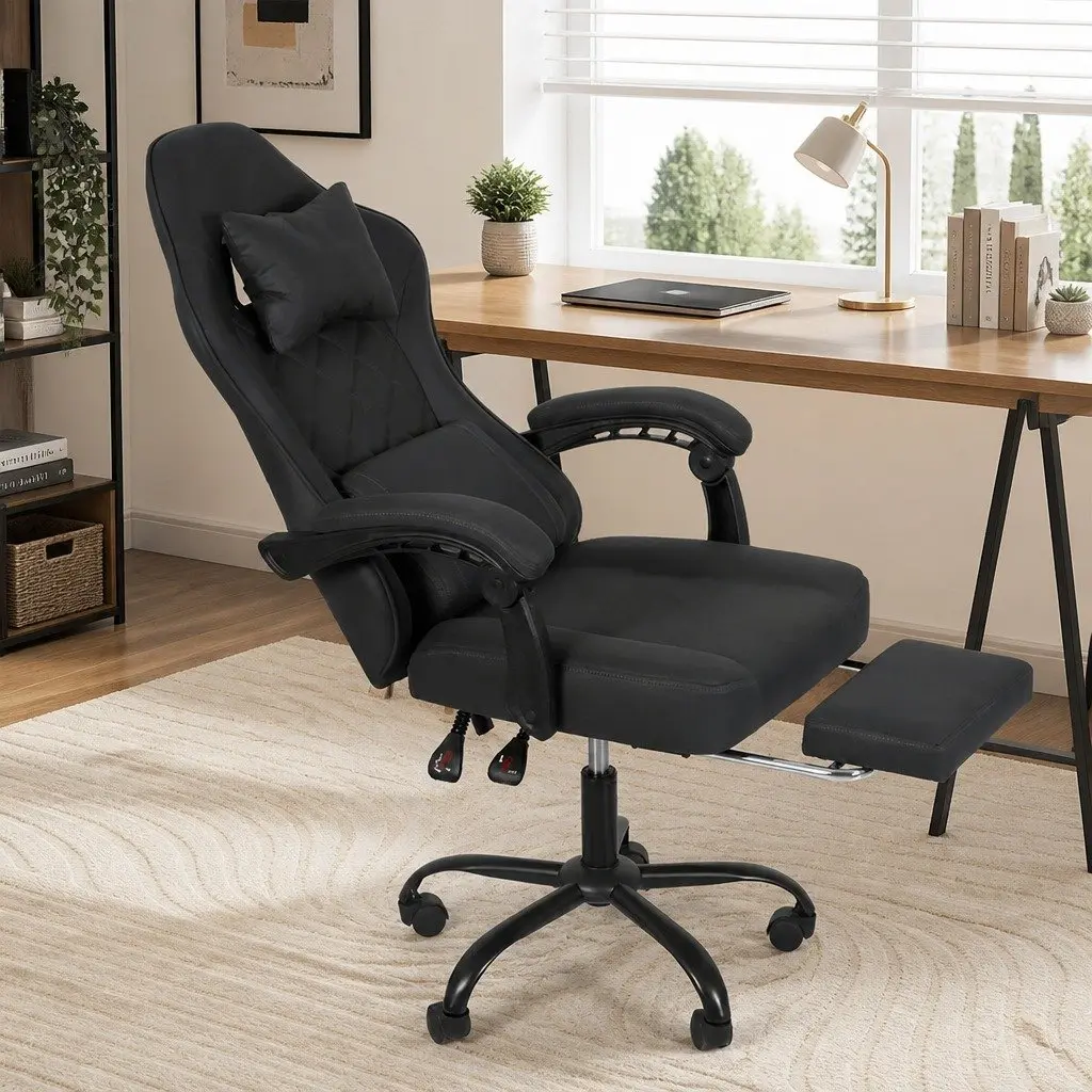 Office Chair Ergonomic High Back Reclining Deep Grey