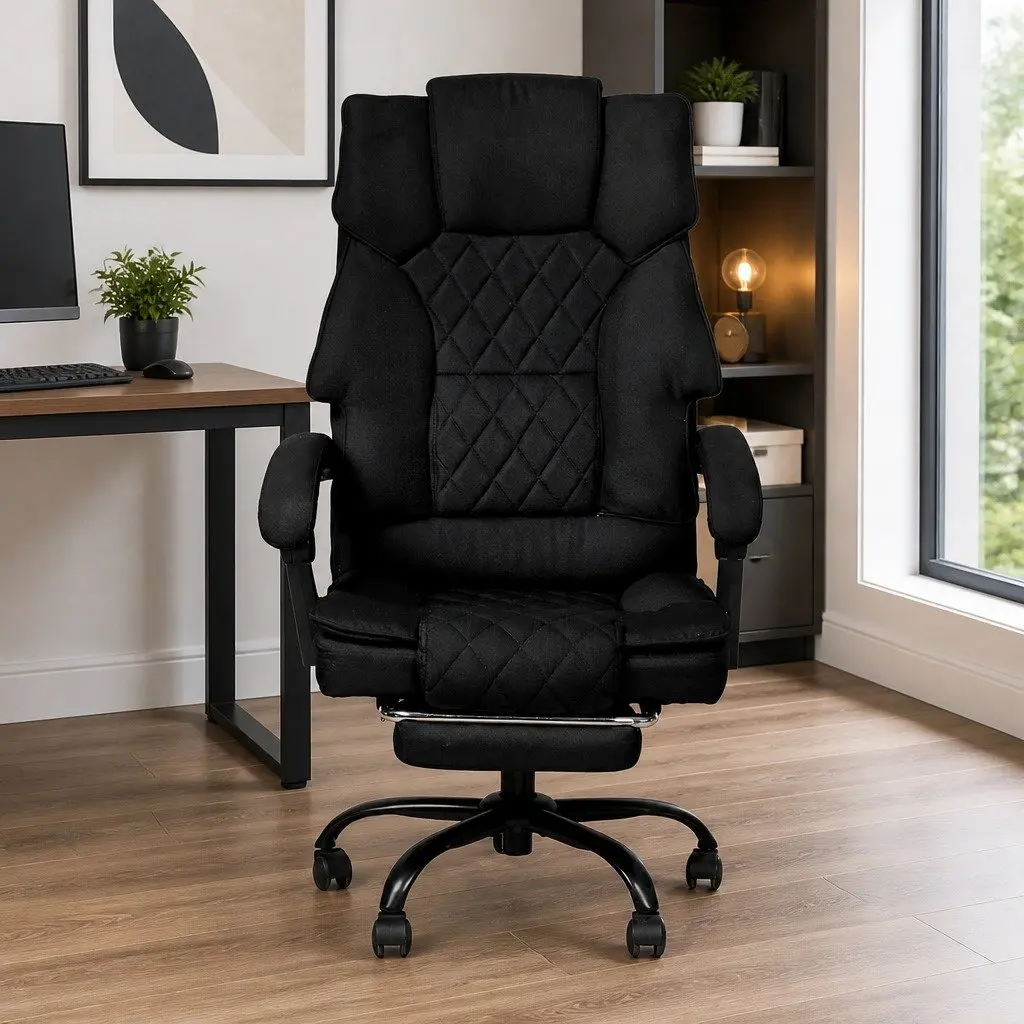 Ergonomic Office Chair Gaming Desk Chair High-back Adjustable Reclining Dark Grey