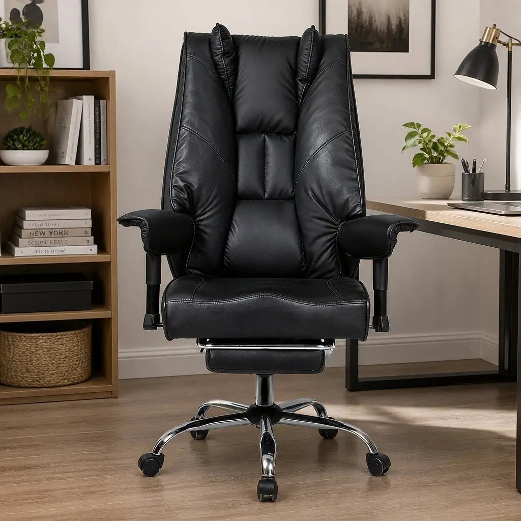 High Back Office Chair with Heavy Duty Build