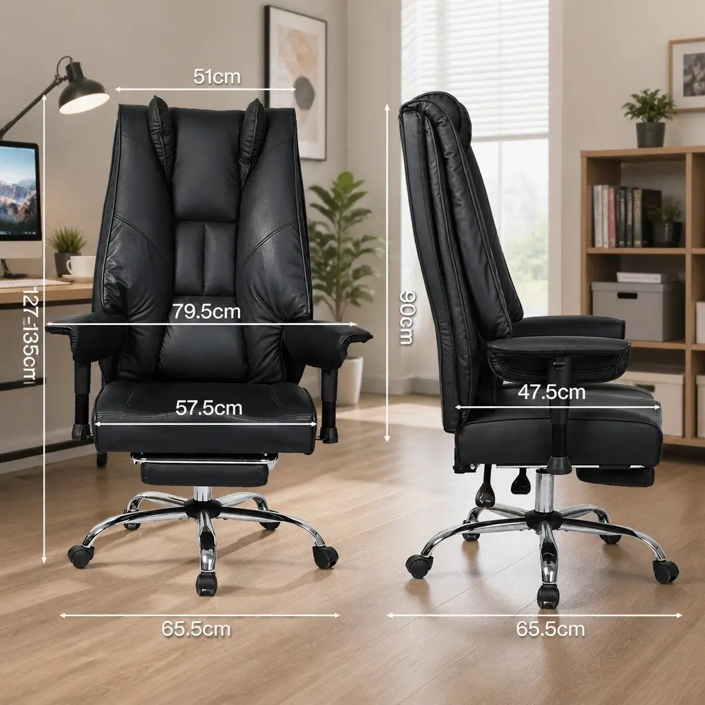 High Back Office Chair with Heavy Duty Build