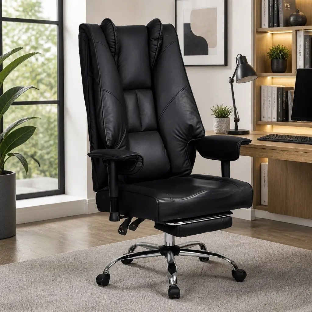 High Back Office Chair with Heavy Duty Build