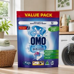 Practical 60 Pack of 3 in 1 Laundry Capsules for Your Home