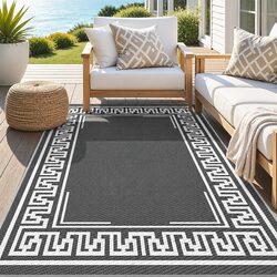 Value-Driven Outdoor Rug 152x244cm Reversible Grey