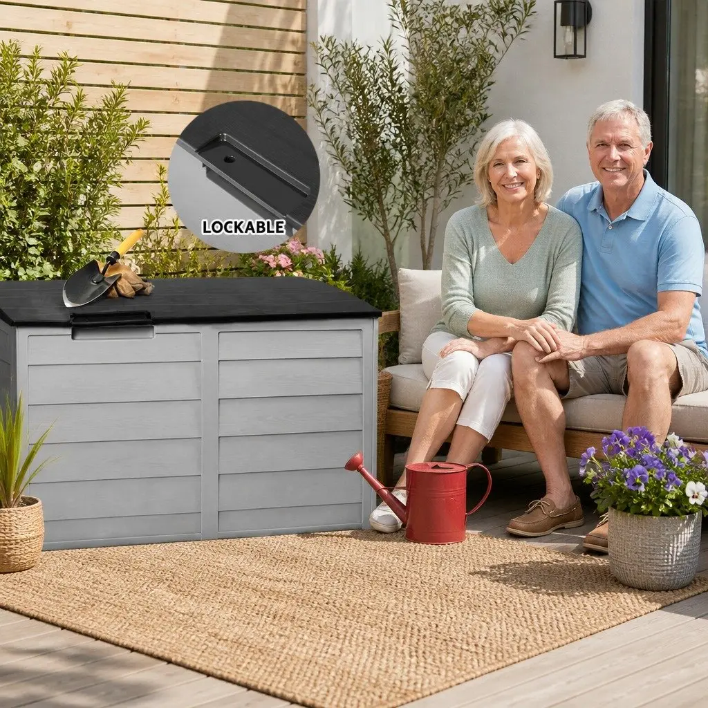 290L Outdoor Storage Box for Garden Needs