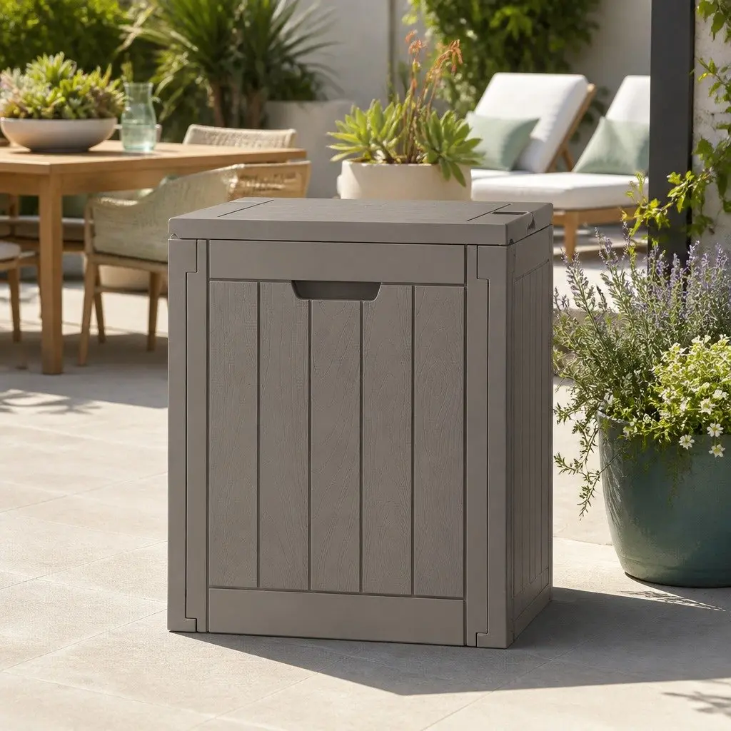 118L Outdoor Storage Box with Locking Lid
