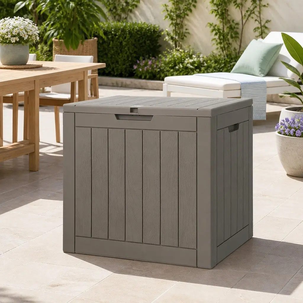 118L Outdoor Storage Box with Locking Lid