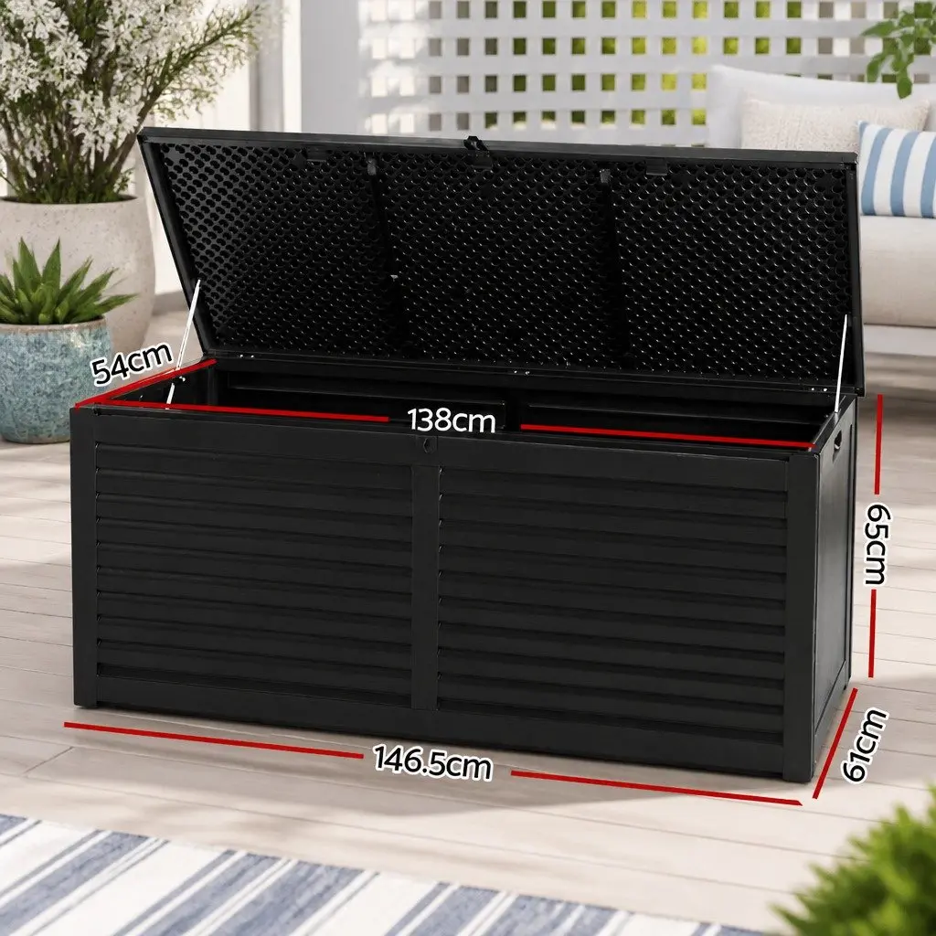 Outdoor Storage Box with 490L Capacity