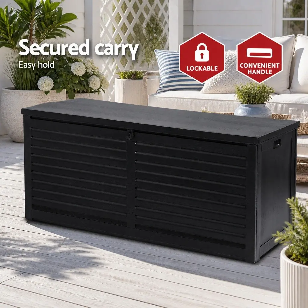 Outdoor Storage Box with 490L Capacity