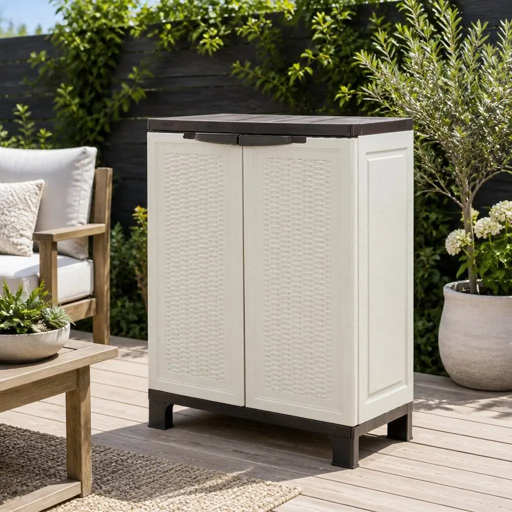 Outdoor Storage Cabinet with Secure Locking