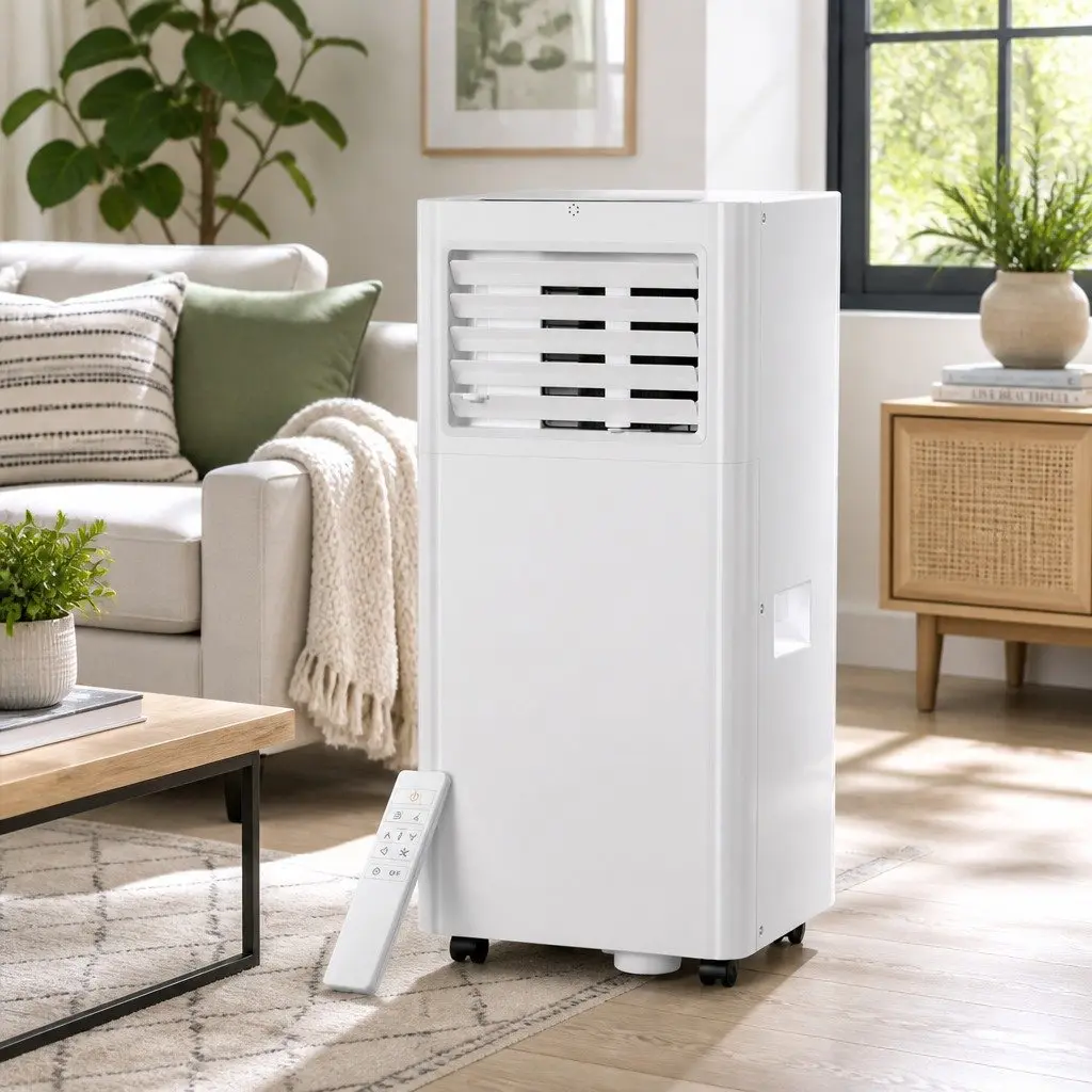 Portable Air Conditioner 7000BTU Evaporative Cooler Dehumidifier Fan Remote