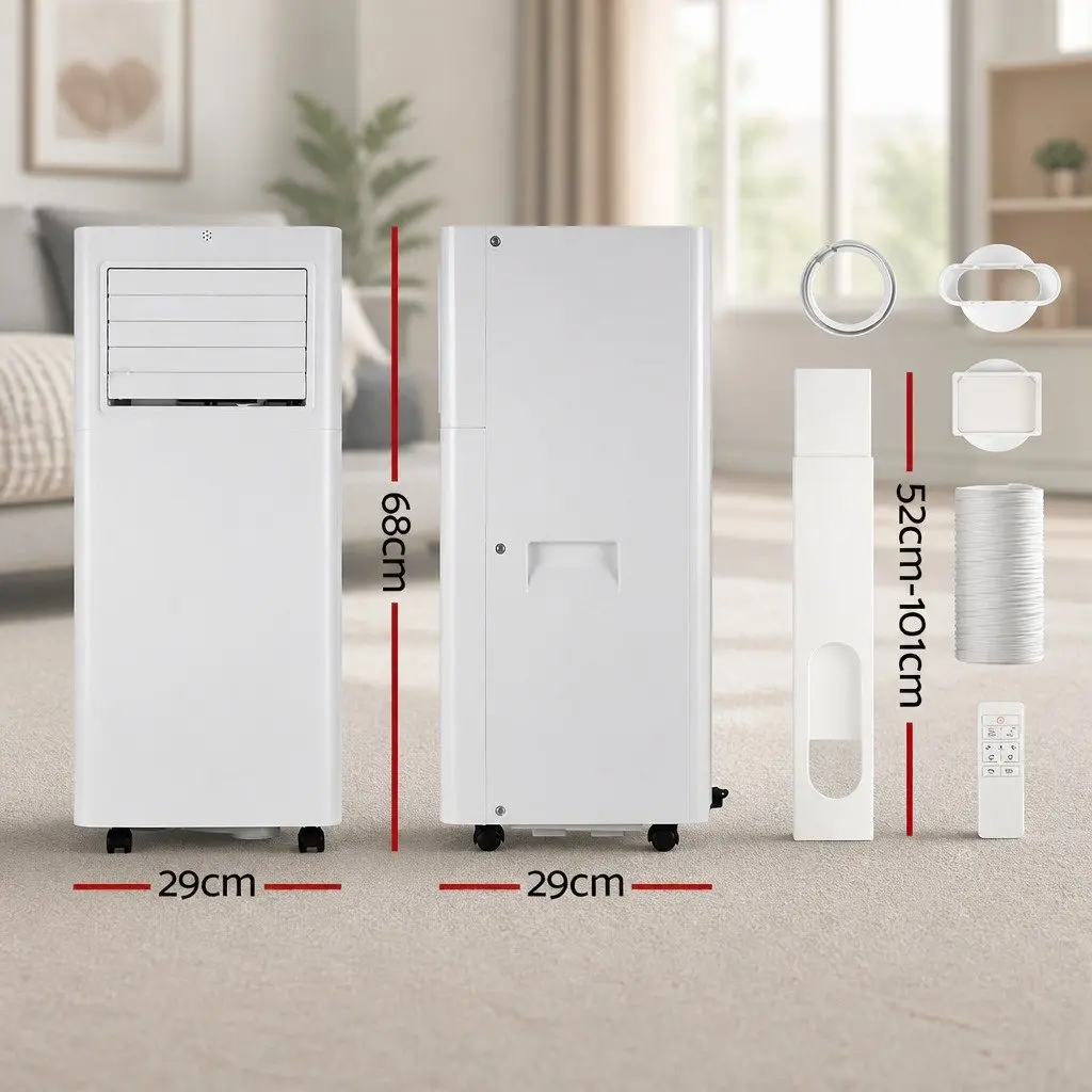 Portable Air Conditioner 7000BTU Evaporative Cooler Dehumidifier Fan Remote