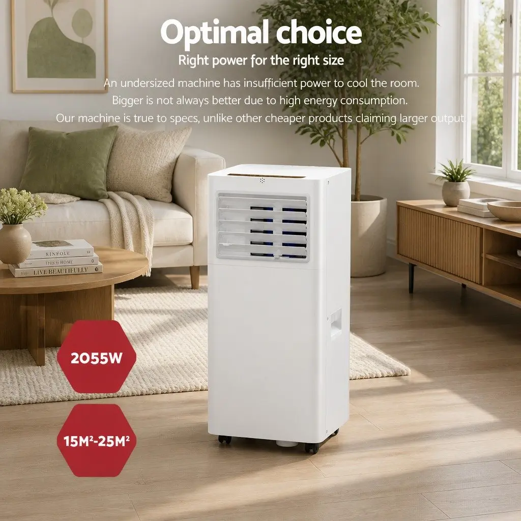 Portable Air Conditioner 7000BTU Evaporative Cooler Dehumidifier Fan Remote