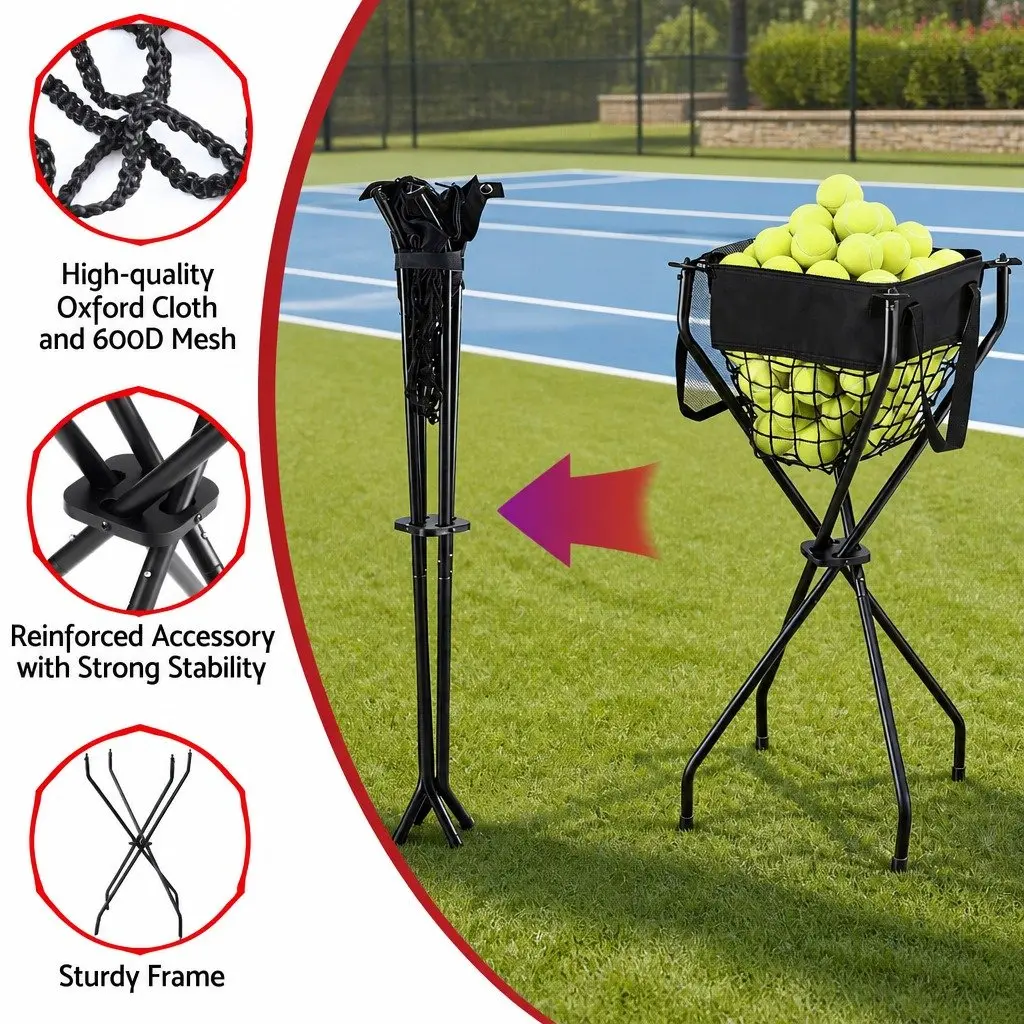 Portable Ball Cart with Easy Setup