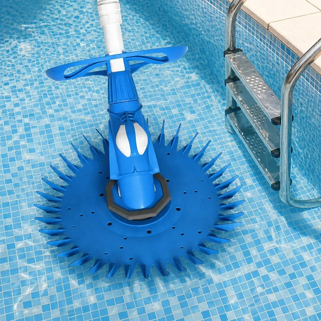 Pool Cleaner Suction Device Automatic Blue 0.8m to 3m for Easy Floor Cleaning