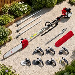 Reliable 52cc Pole Chainsaw with Multiple Attachments