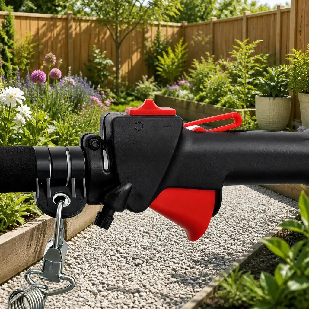 Pole Chainsaw 52cc Petrol Tree Pruner 12 Inch Long Reach Garden Tool 9 in 1 Red