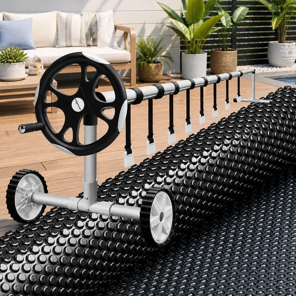 Solar Pool Cover with Roller, 10m x 4m