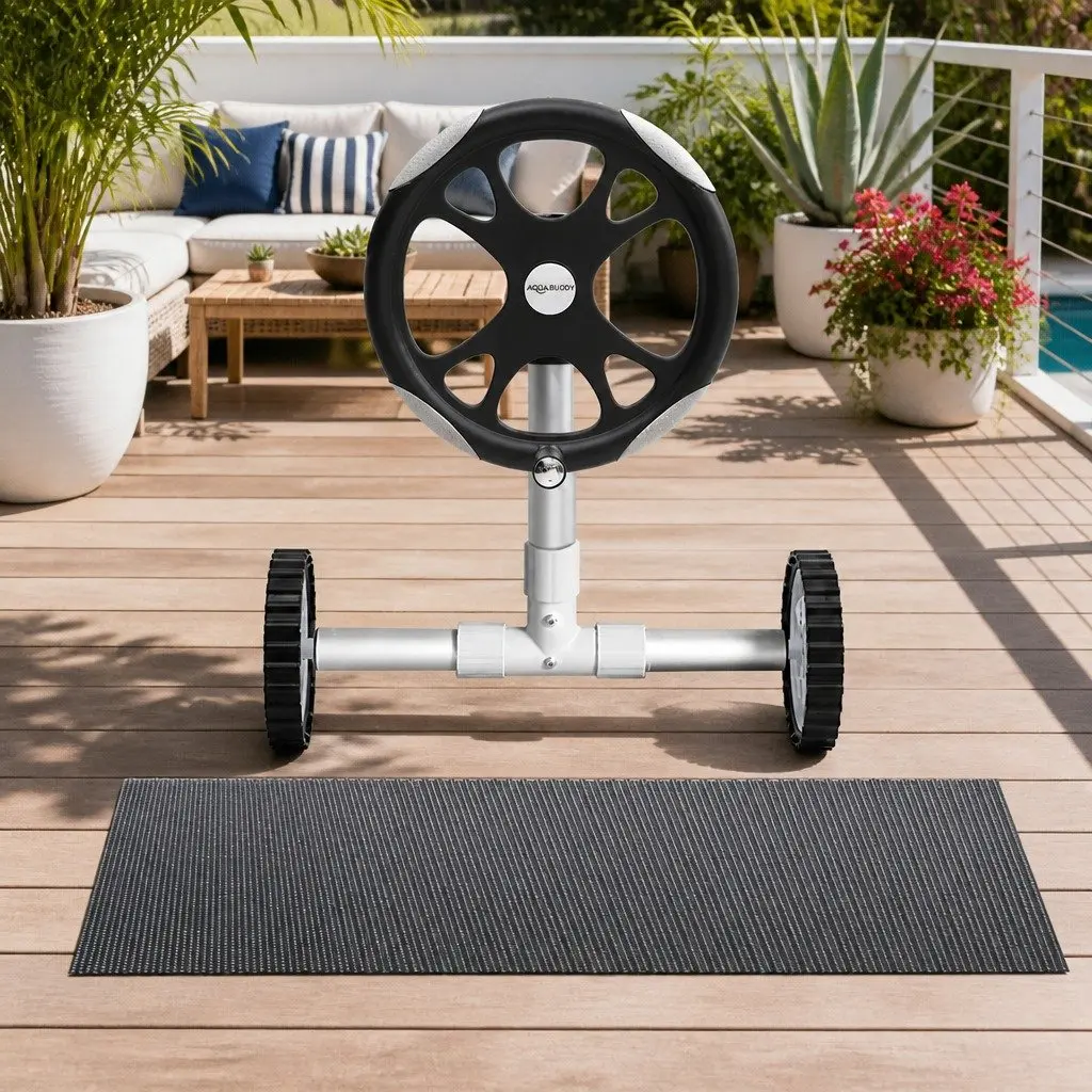 Solar Pool Cover with Roller, 10m x 4m