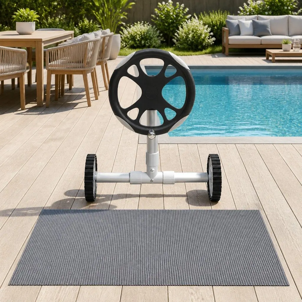 Solar Pool Cover & Roller 10.5x4.2m