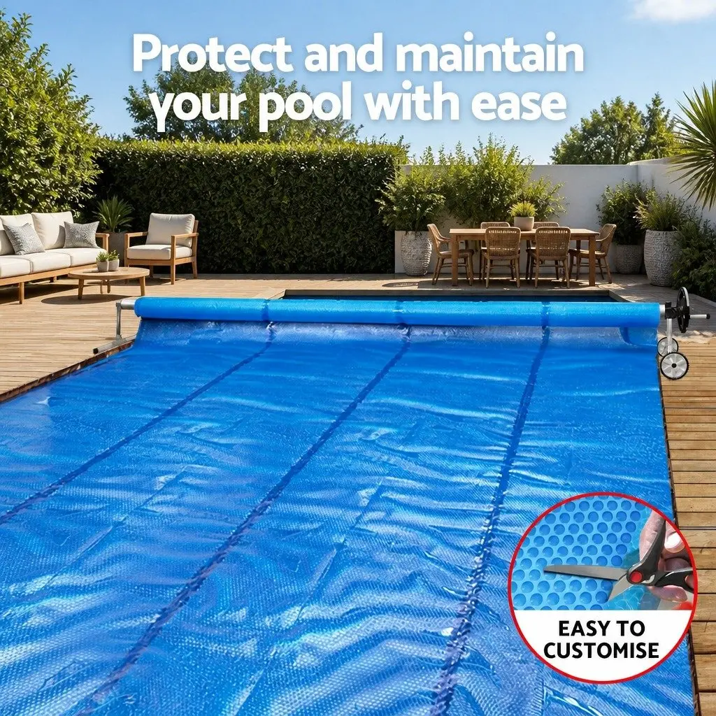 Solar Pool Cover & Roller 10.5x4.2m