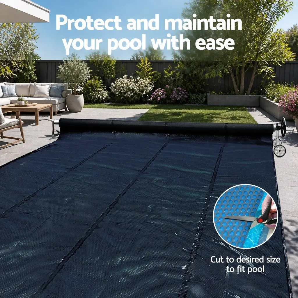 Solar Pool Cover 11x4.8m with Roller System