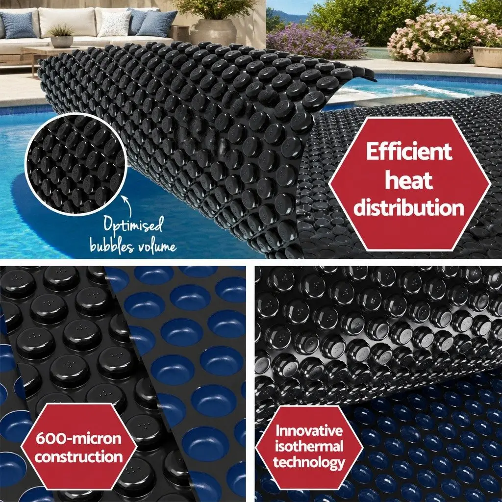 Solar Pool Cover 11x4.8m with Roller System