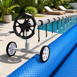 Reliable 11x6.2m Pool Cover with Roller for Warm Waters