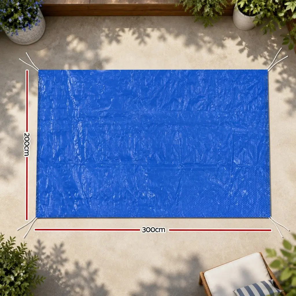 Pool Cover Above-ground Use 2m x 3m Blue