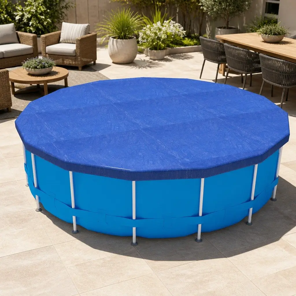 Pool Cover Round Above-Ground Swimming 3.66m Diameter Blue