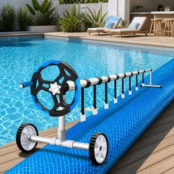 Reliable 6.5x3m Pool Cover and Roller for Your Space