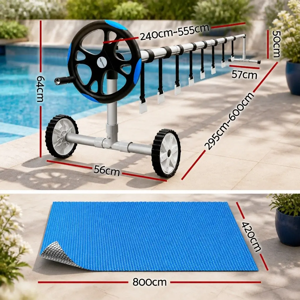 8x4.2m Solar Cover with Aluminium Roller System
