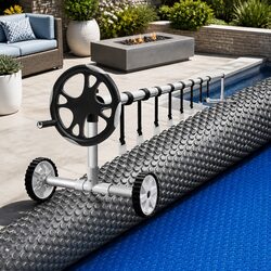 Efficient Solar Pool Cover 8x4.2m with Roller System