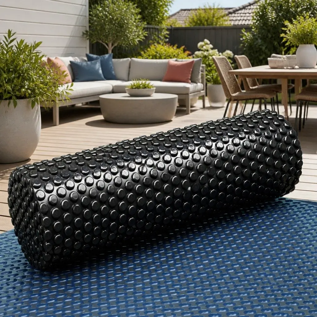 Swimming Pool Solar Cover 8.5x4.2m 600 Micron Bubble Blanket Blue Black Heat