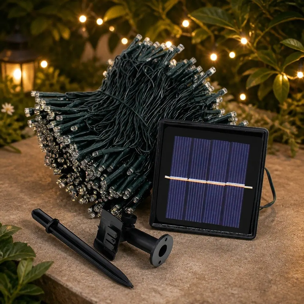 Solar Powered LED String Lights Outdoor Garden Decoration Waterproof