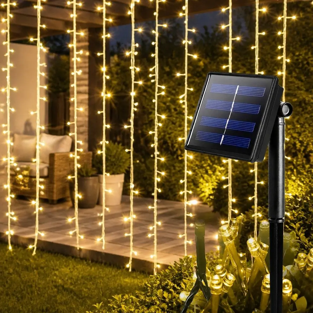 Solar Powered LED String Lights Outdoor Garden Decoration Waterproof