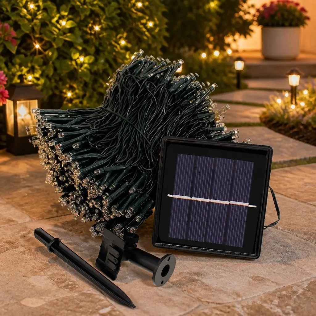 30M 300LED Solar Powered String Lights Outdoor Garden Decoration Waterproof
