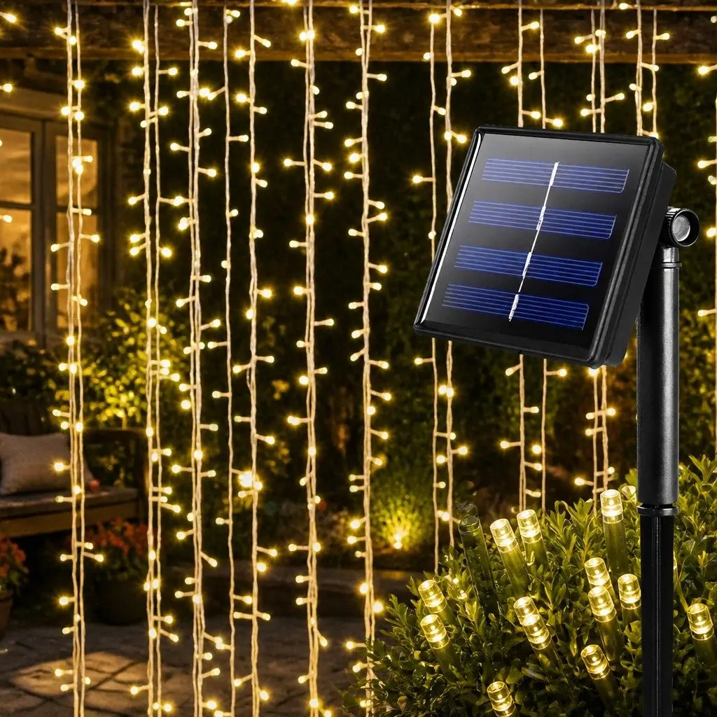 52M 500LED Solar String Lights for Outdoor Spaces