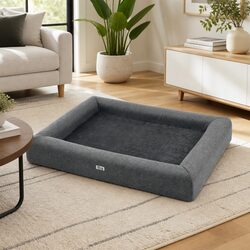 Warm and Reliable Pet Bed for Dogs and Cats, Grey