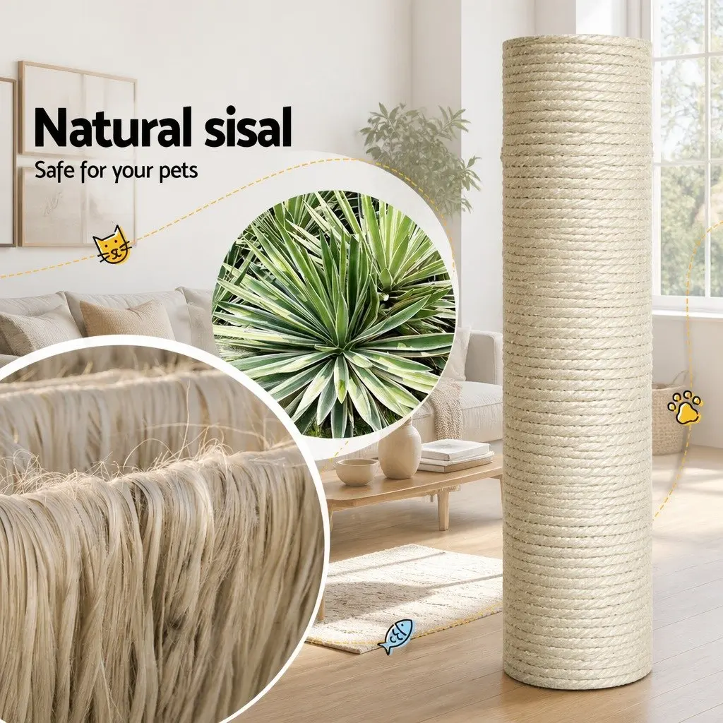 Cat Tree Multi-Level Scratching Post 178cm Grey or White