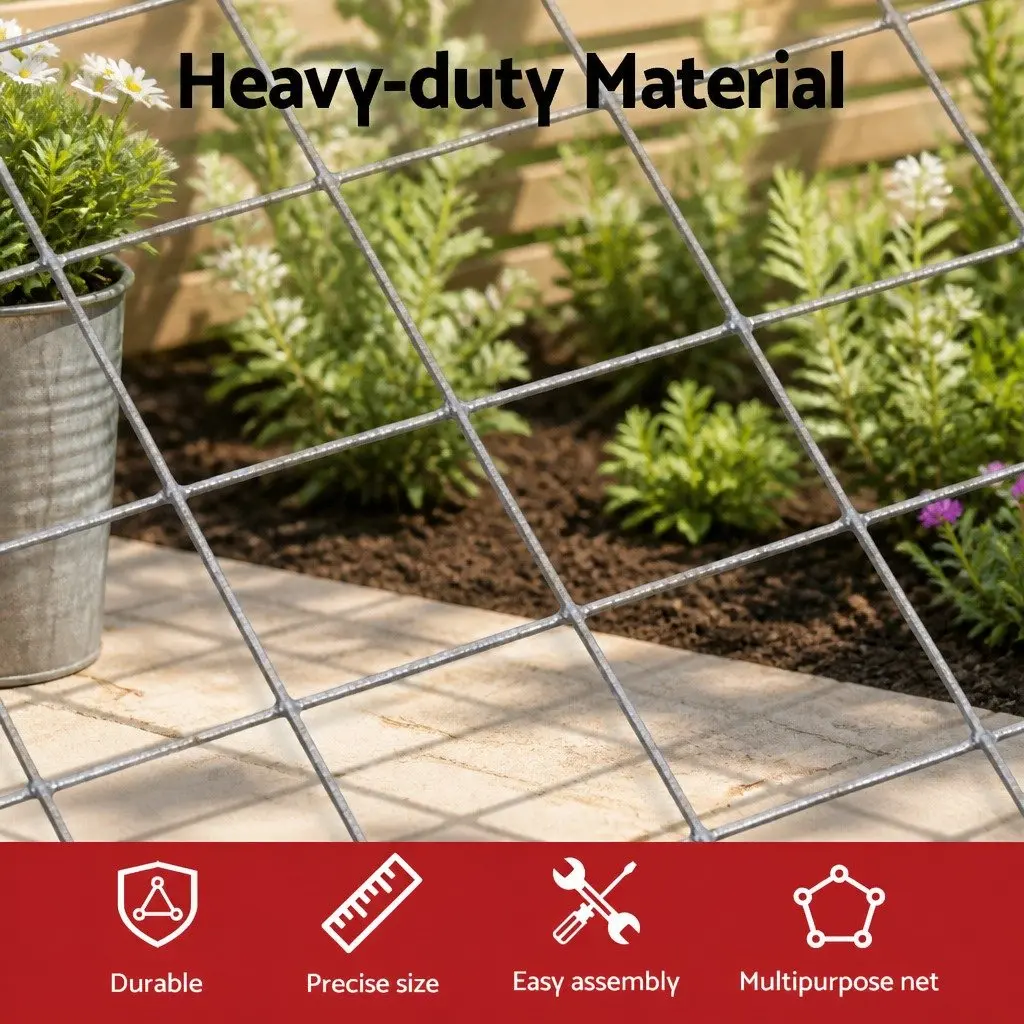 Welded Wire Mesh Poultry Chicken Duck Goose Fence Netting Garden Pet Coop Roll