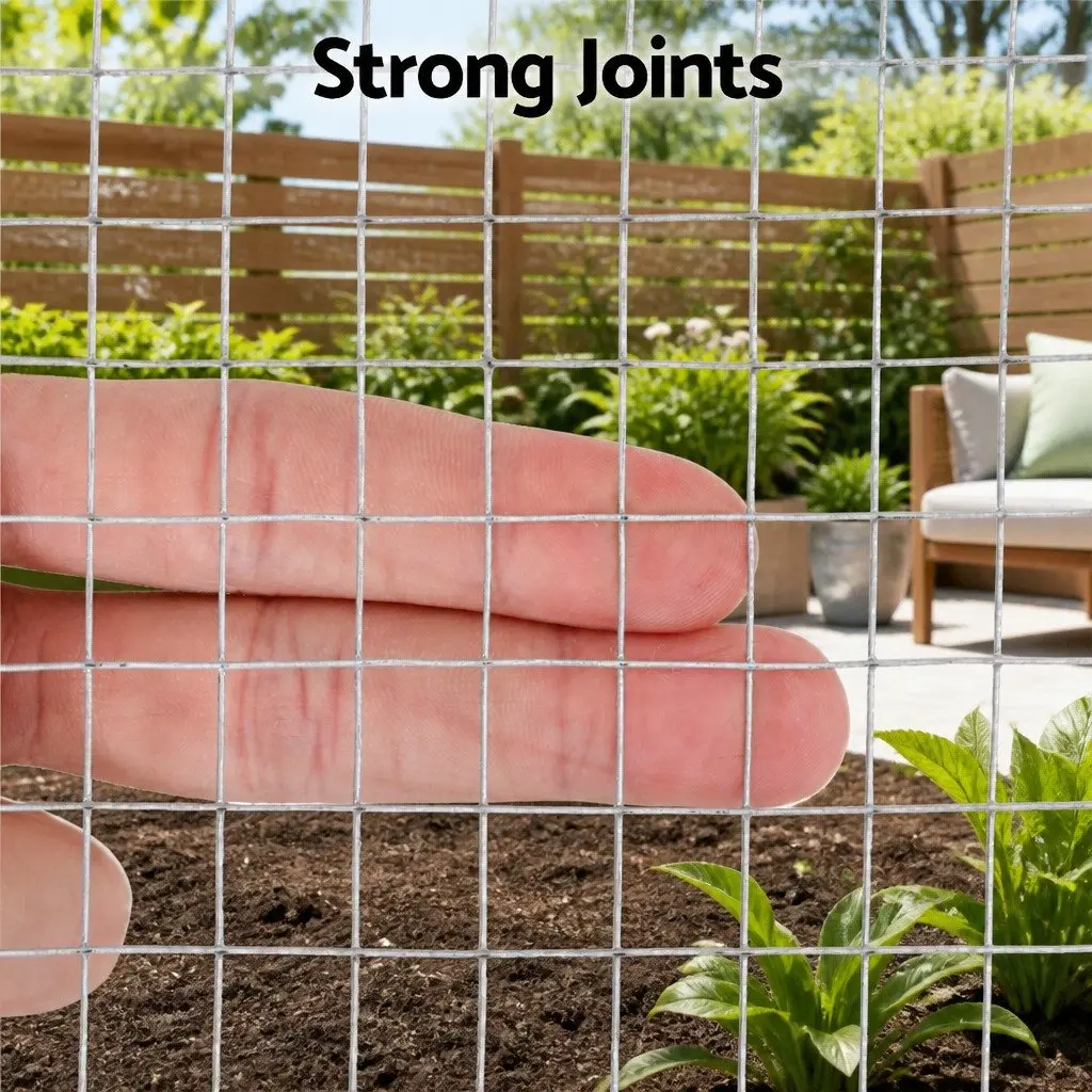 Welded Wire Mesh Poultry Chicken Duck Goose Fence Netting Garden Pet Coop Roll