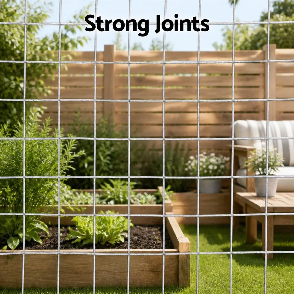 Welded Wire Mesh Poultry Chicken Duck Goose Fence Netting Garden Pet Coop Roll