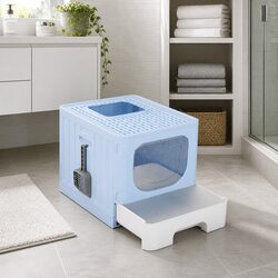 Comfortable Enclosed Litter Box for Your Cat